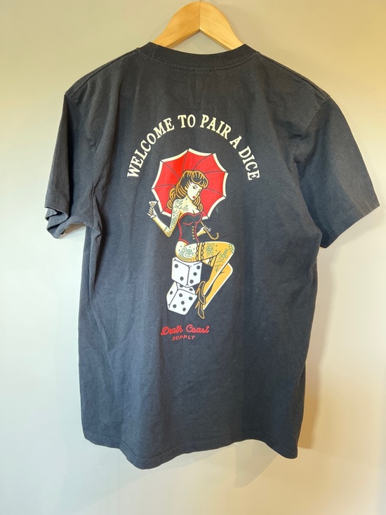 Other - "Welcome to Pair a Dice" Black Graphic Tee